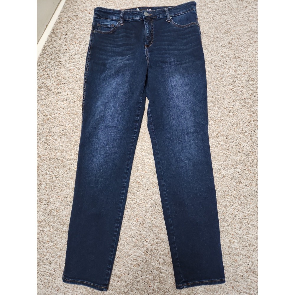 KUT from the Kloth 12 Diana Fab Ab Skinny Jeans Dark Wash High Rise 34x30 Actual